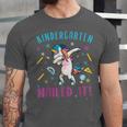 Dabbing Kindergarten Unicorn Graduation Class 2021 Nailed It Unisex Jersey T-Shirt