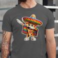 Dabbing Mexican Pizza Dance Food Lover Graduation Unisex Jersey T-Shirt
