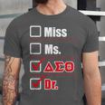 Delta Sigma Theta Sorority Delta Doctor Graduation Unisex Jersey T-Shirt