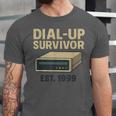 Dial Up Survivor Retro 90s Internet Nostalgia Unisex Jersey T-Shirt Dial Up Survivor Retro 90s Internet Nostalgia Unisex Jersey T-Shirt