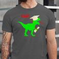 Dinosaur Rawr Diploma Grad Graduate Graduation Unisex Jersey T-Shirt