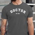 Doctor 2021 Est Medical Doctor Med School Graduation Unisex Jersey T-Shirt