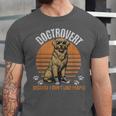 Dogtrovert Definition For Introvert Dog Lovers Unisex Jersey T-Shirt