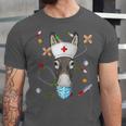 Donkey Nurse RN ER Nursing School Graduation Unisex Jersey T-Shirt