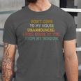 Don't Come To My House Unannounced Introvert Introverted Unisex Jersey T-Shirt Don't Come To My House Unannounced Introvert Introverted Unisex Jersey T-Shirt