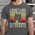 I Don't Like Morning People Introvert Introverted Antisocial Unisex Jersey T-Shirt