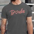 Doula Shirt Tee Heart Midwife Childbirth Graduation Unisex Jersey T-Shirt