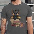 Dragon Read Books Be Kind Stay Weird Book Lover Unisex Jersey T-Shirt