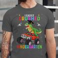 I Easily Crushed Kindergarten Graduation 2022 Truck Dinosaur Unisex Jersey T-Shirt