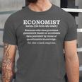 Economist Definition Economics Graduate Graduation Unisex Jersey T-Shirt
