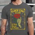 Elder Emo Club Emo Gothic Music Nostalgia Unisex Jersey T-Shirt Elder Emo Club Emo Gothic Music Nostalgia Unisex Jersey T-Shirt