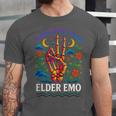 Elder Emo Nostalgia Skeleton Hand Unisex Jersey T-Shirt Elder Emo Nostalgia Skeleton Hand Unisex Jersey T-Shirt