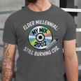 Elder Millennials Embracing 90s CDs Nostalgia Vibes Unisex Jersey T-Shirt