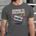 Elder Millennials Embracing 90s Rewind Nostalgia Vibes Unisex Jersey T-Shirt Elder Millennials Embracing 90s Rewind Nostalgia Vibes Unisex Jersey T-Shirt