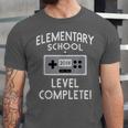 Elementary School Graduation Shirt Level Complete Gamer Unisex Jersey T-Shirt