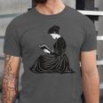 Emily Dickinson Reading A Book Unisex Jersey T-Shirt