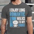 I Enjoy Long Romantic Walks To My Fridge Introvert Unisex Jersey T-Shirt