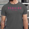 Esquire Est 2025 Women Lawyer Attorney Law School Graduation Unisex Jersey T-Shirt