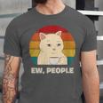 Ew People Introvert Cat Lover Crazy Colorful Cat Lady Unisex Jersey T-Shirt Ew People Introvert Cat Lover Crazy Colorful Cat Lady Unisex Jersey T-Shirt