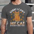 Excuse For Introverts My Cat Doesnt Like You Cat Unisex Jersey T-Shirt
