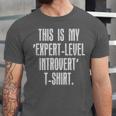 This Is My 'Expert-Level Introvert' Anti Social Sarcastic Unisex Jersey T-Shirt This Is My 'Expert-Level Introvert' Anti Social Sarcastic Unisex Jersey T-Shirt