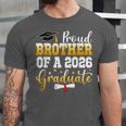 Family Graduation Party Proud Brother Of A 2026 Graduate Unisex Jersey T-Shirt