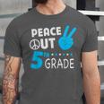 Fifth Grade Graduation Peace Out 5th Grade Boys Unisex Jersey T-Shirt