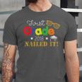First 1st Grade 2018 Nailed It Graduation Shirt Unisex Jersey T-Shirt
