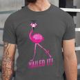 Flamingo Nailed It Graduation Flamingo Unisex Jersey T-Shirt