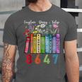 Floral Foxglove Daisy Tulip 8647 Books Lover Blooming Flower Unisex Jersey T-Shirt
