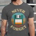 Never Forget Retro Diskette Nostalgia Vintage Unisex Jersey T-Shirt Never Forget Retro Diskette Nostalgia Vintage Unisex Jersey T-Shirt