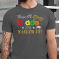 Fourth 4th Grade 2018 Nailed It Graduation Shirt Unisex Jersey T-Shirt