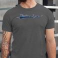 Frutiger Aero Aesthetic Digital Art Vintage Varsity Unisex Jersey T-Shirt