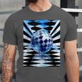Frutiger Aero Aesthetic Tech Checkered Room Orb Sky Unisex Jersey T-Shirt Frutiger Aero Aesthetic Tech Checkered Room Orb Sky Unisex Jersey T-Shirt