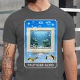 Frutiger Aero Aesthetic Tech Computer Aquarium Tarot Card Unisex Jersey T-Shirt