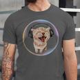 Frutiger Aero Cat Wearing Headphones Bubble 2000s Gen-Z Meme Unisex Jersey T-Shirt Frutiger Aero Cat Wearing Headphones Bubble 2000s Gen-Z Meme Unisex Jersey T-Shirt