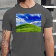 Frutiger Aero Meadow Aesthetic Y2k 2000s Ironic Nostalgic Unisex Jersey T-Shirt Frutiger Aero Meadow Aesthetic Y2k 2000s Ironic Nostalgic Unisex Jersey T-Shirt