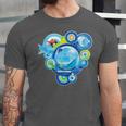 Frutiger Aero Metro Abstract Maximalism 2000s Nostalgia Unisex Jersey T-Shirt