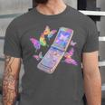 Frutiger Aero Y2K Chrome Phone Butterfly Unisex Jersey T-Shirt Frutiger Aero Y2K Chrome Phone Butterfly Unisex Jersey T-Shirt