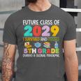 Future Class Of 2029 I Survived Passed 5th Grade Graduation Unisex Jersey T-Shirt