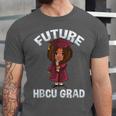 Future HBCU Grad Girl Wearing Graduation Gown Unisex Jersey T-Shirt