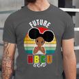 Future HBCU Grad Graduate Afro Girl College Graduation Unisex Jersey T-Shirt