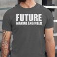 Future Marine Engineer College Graduate Graduation Unisex Jersey T-Shirt