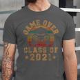 Game Over Class Of 2021 Senior 21 Graduation Video Gamer Unisex Jersey T-Shirt