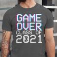 Game Over Class Of 2021 Video Games Graduation Gamer Unisex Jersey T-Shirt