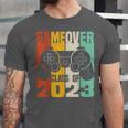 GAME OVER Class Of 2023 Video Games Vintage Graduation Gamer Unisex Jersey T-Shirt