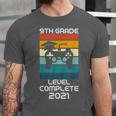 Gamer Graduation 2021 Retro 9th Grade Level Complete Unisex Jersey T-Shirt