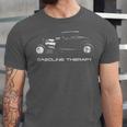 Gasoline Therapy Automotive Nostalgia Vintage Hotrod Car Unisex Jersey T-Shirt