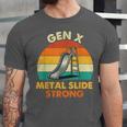 Gen X Slide Strong Generation X Gen Xer Nostalgia Unisex Jersey T-Shirt