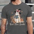 Ghost Reading Book Coquette Bow Halloween Girl Kid Teacher Unisex Jersey T-Shirt Ghost Reading Book Coquette Bow Halloween Girl Kid Teacher Unisex Jersey T-Shirt